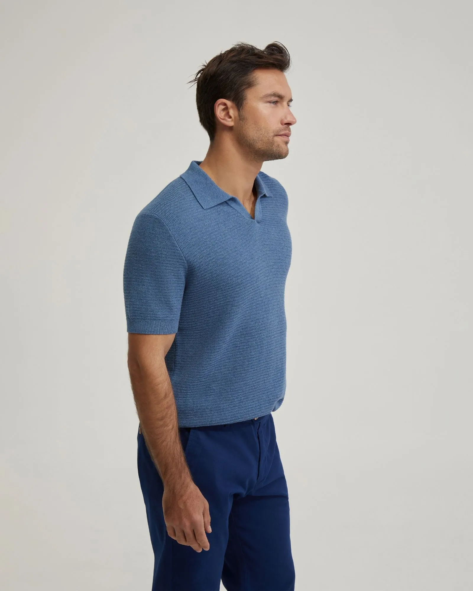 Corbin Cotton Knitted Polo