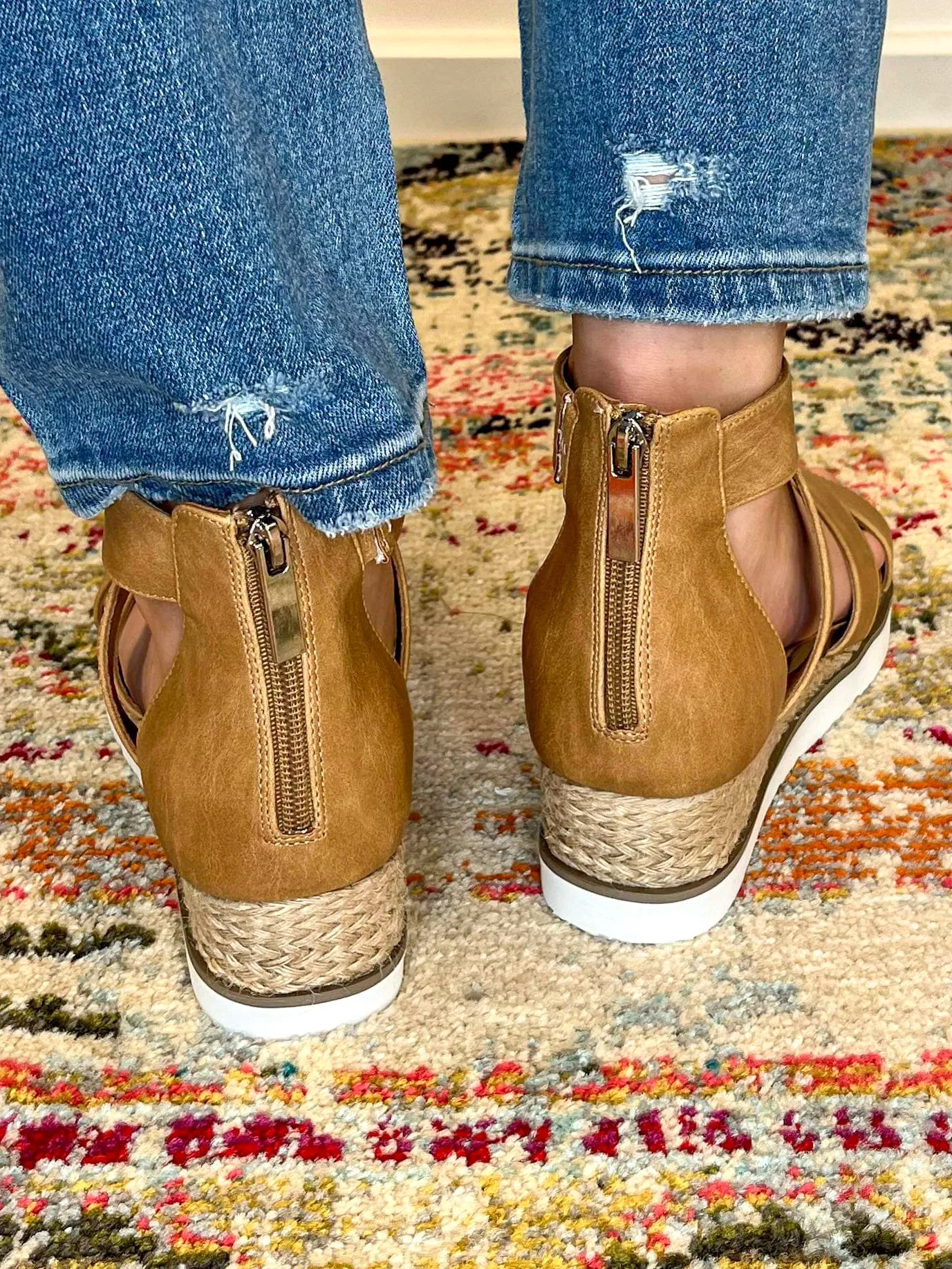 Corky's Footwear Double Dutch Sandal - Caramel