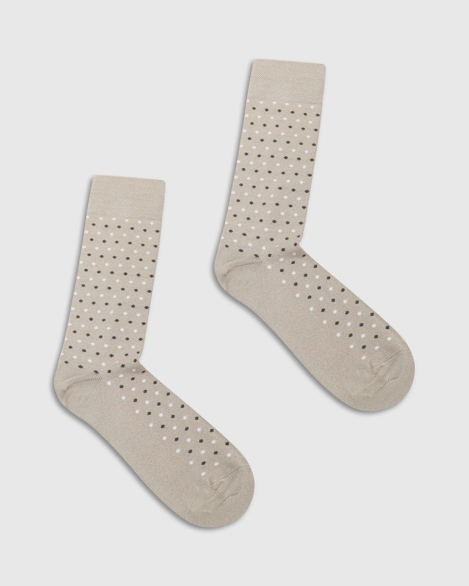Cotton Grey Printed Socks - Vika