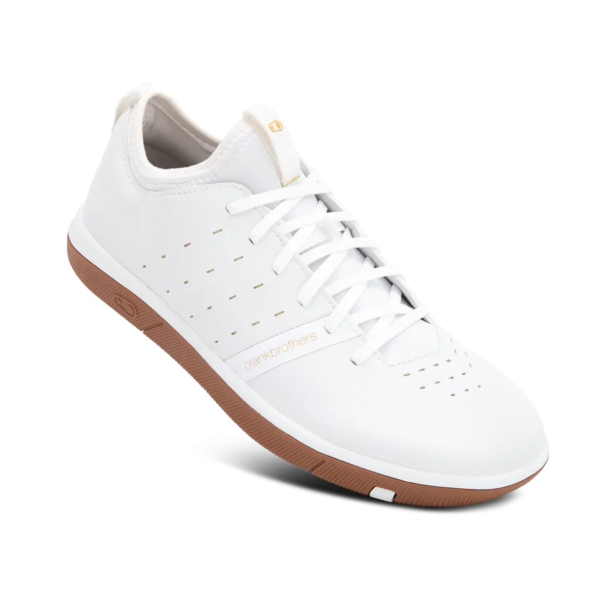 Crank Brothers Stamp Street Fabio Men's Flat Shoe - White/Gum