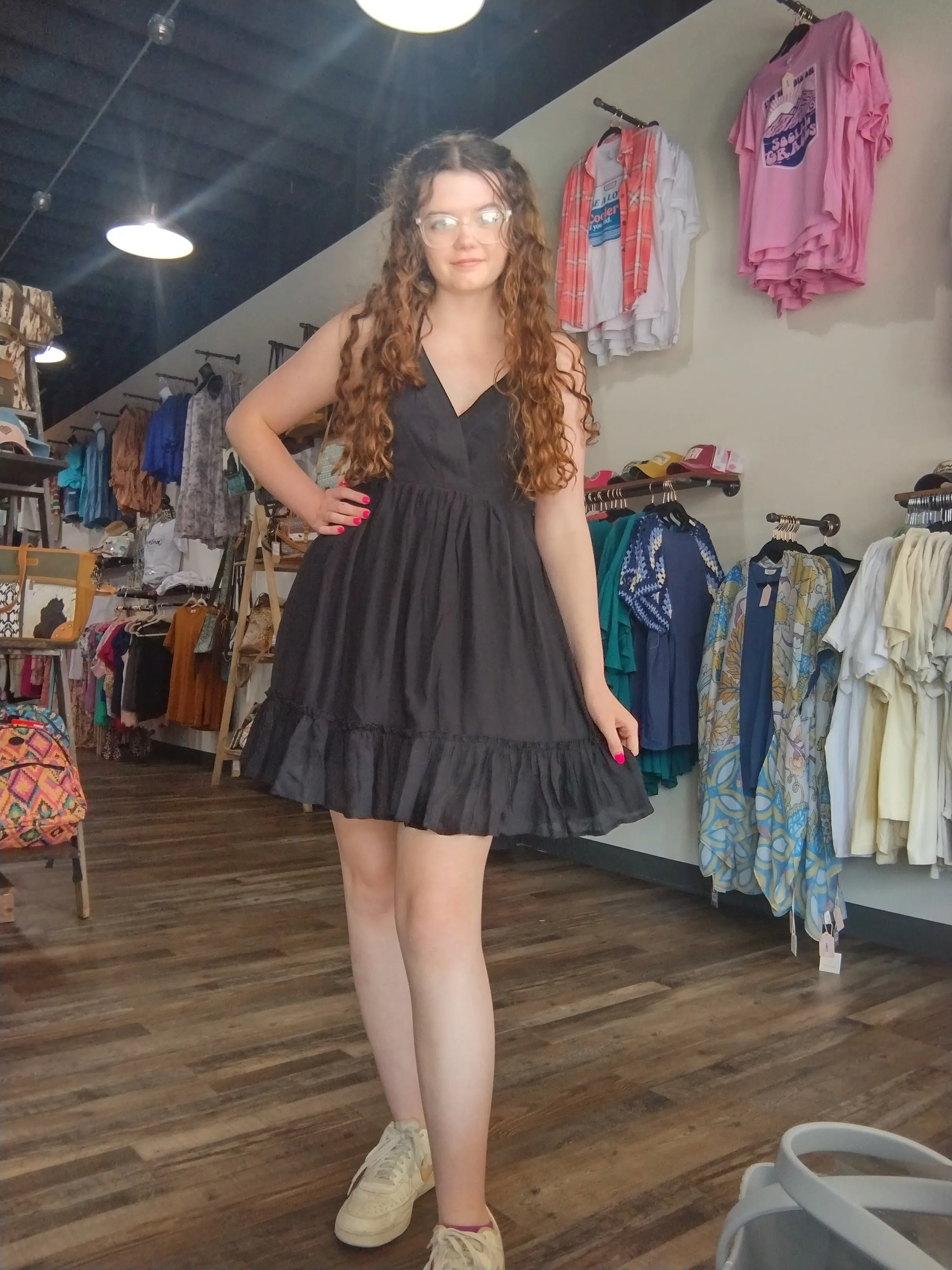 Criss Cross Back Sun Dress ( 3 color options)