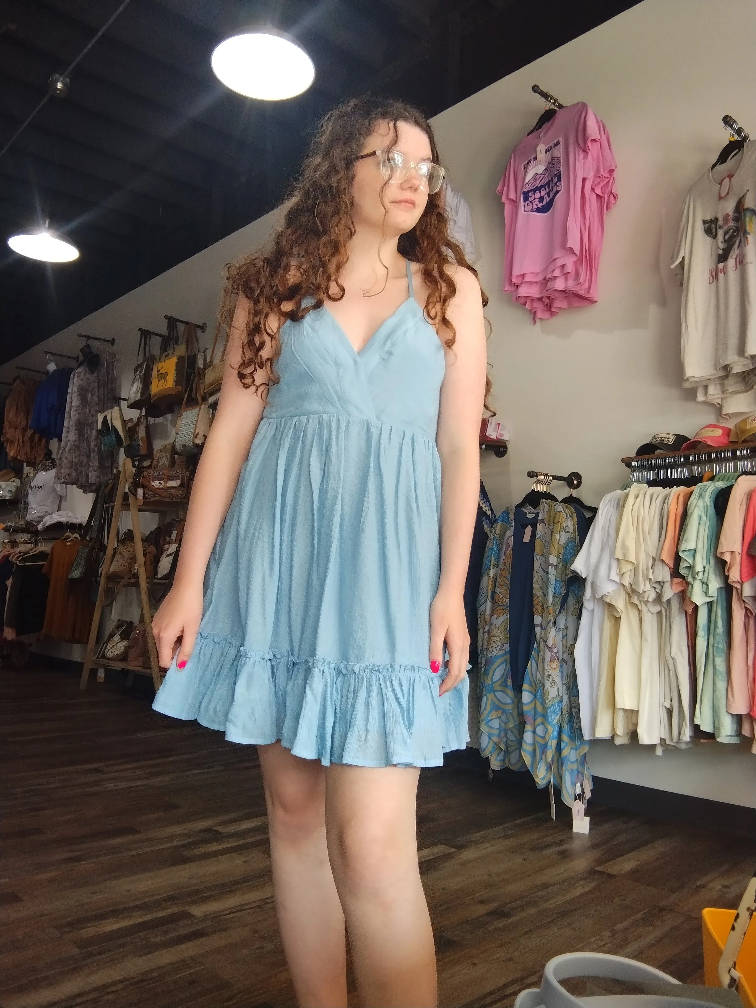 Criss Cross Back Sun Dress ( 3 color options)