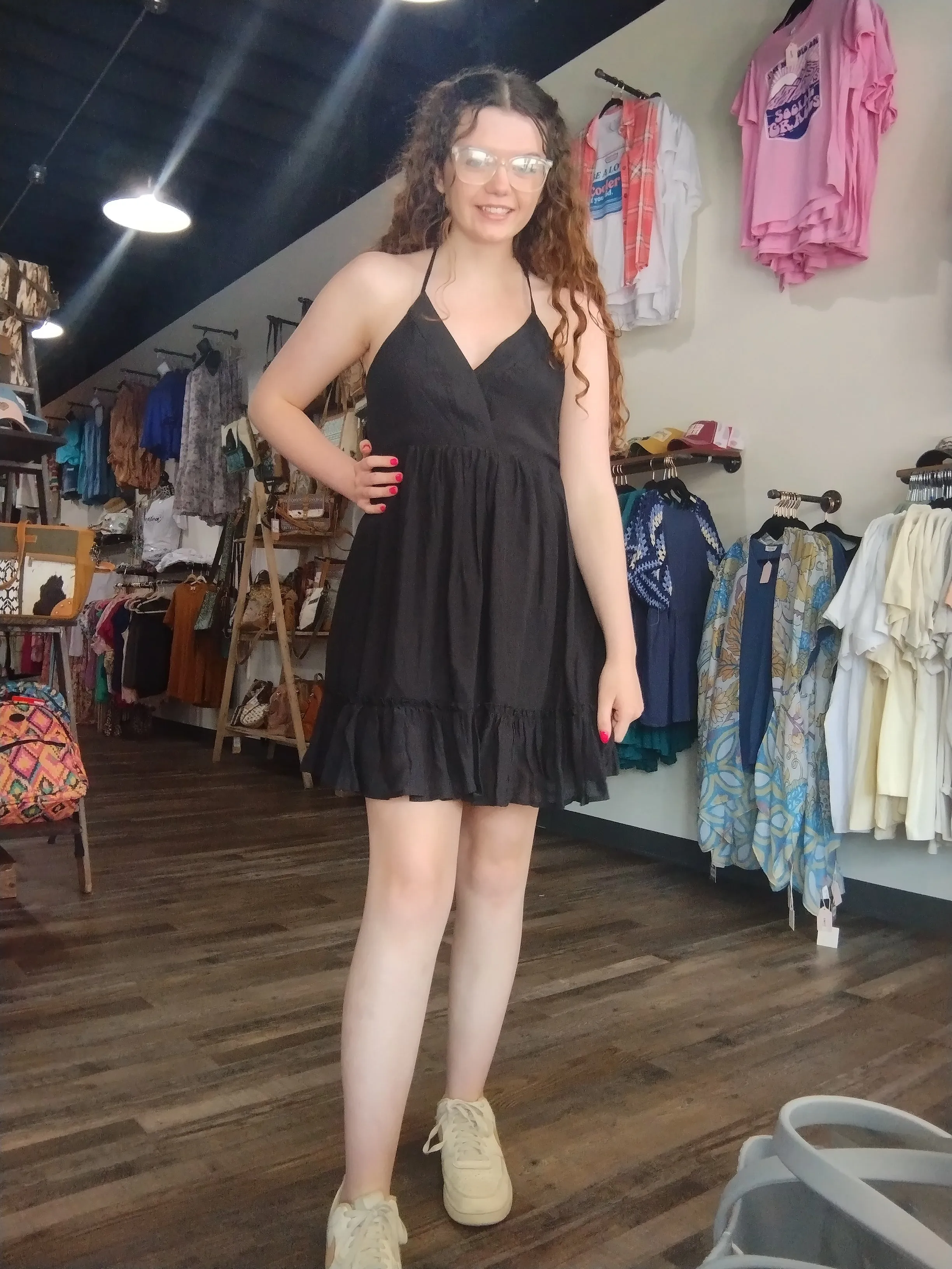 Criss Cross Back Sun Dress ( 3 color options)