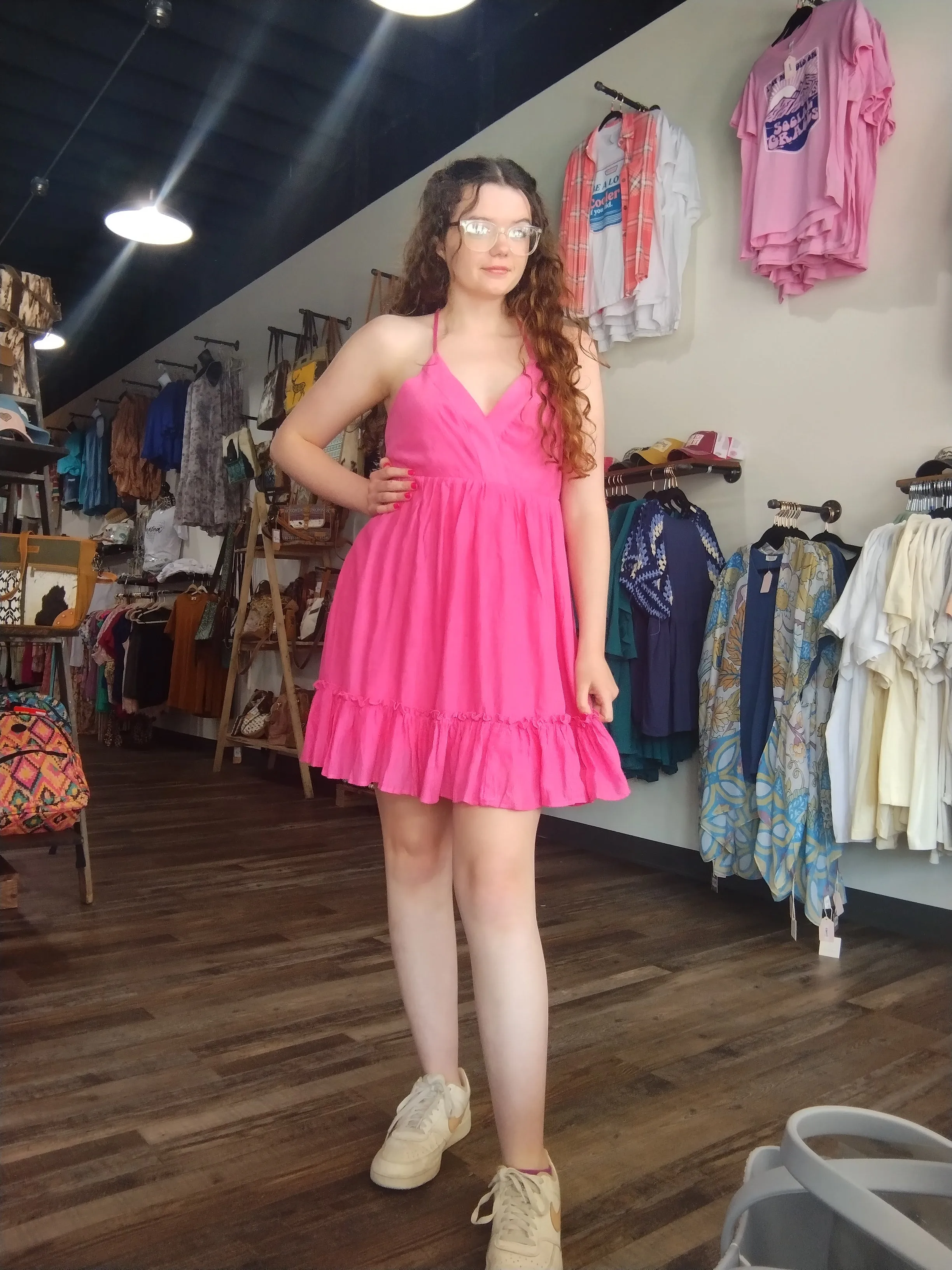 Criss Cross Back Sun Dress ( 3 color options)