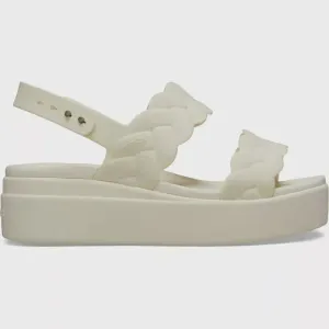 Crocs Brooklyn Woven Low Wedge - Dew