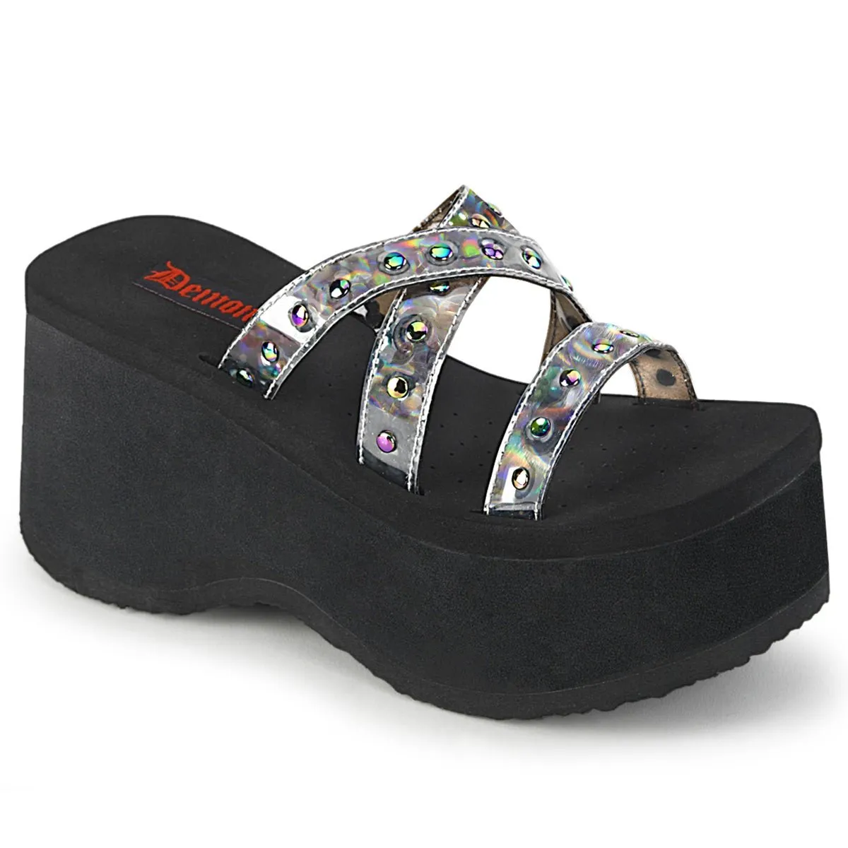 DemoniaCult Funn 19 Womens Sandals, Mules/Slip-Ons