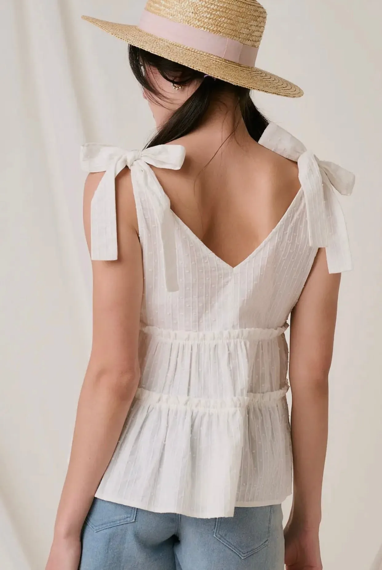 Don't Look Back Tiered Top
