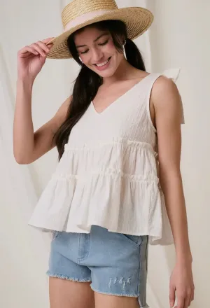 Don't Look Back Tiered Top