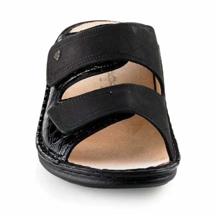 Finn Comfort Women's Jamaika-S Sandals- Frog/ Buggy Schwarz