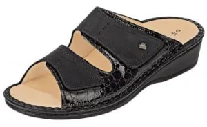 Finn Comfort Women's Jamaika-S Sandals- Frog/ Buggy Schwarz