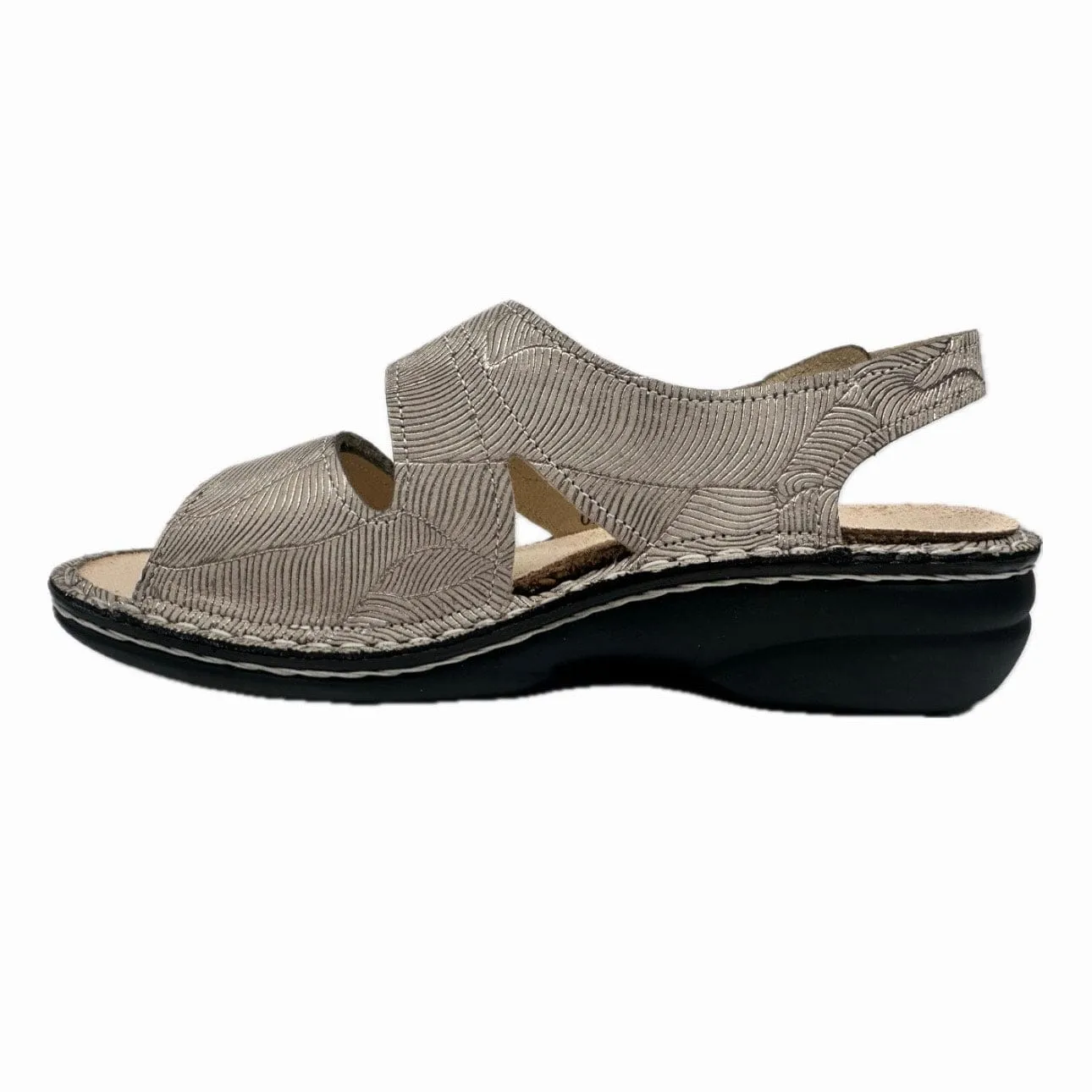 Finn Comfort Women's Milos Sandals- Storm Sand