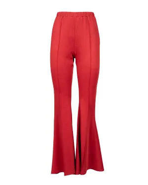 Flare tight trousers