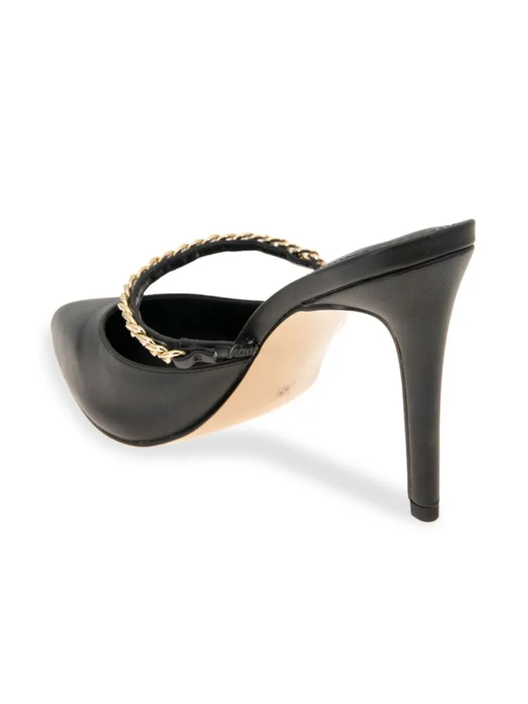 Havinda 2 mules with chain detail Bcbgeneration, black