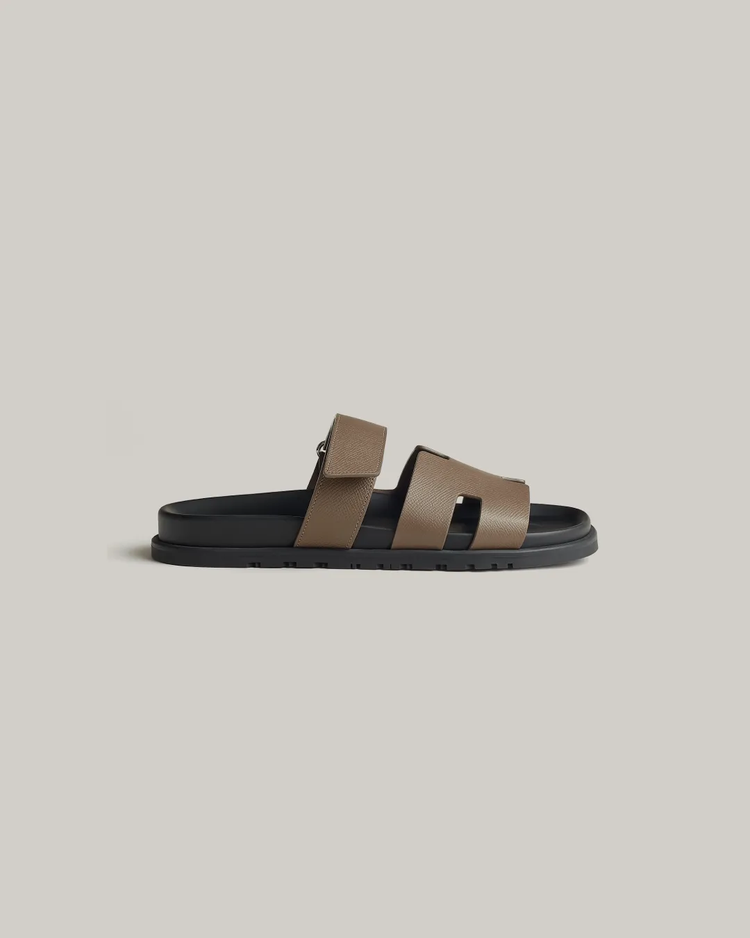 Hermes Chypre Sandals "Grey"