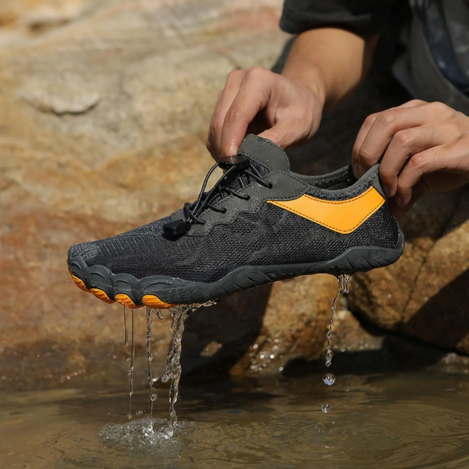 Hike Barefoot Shoes for Womens Mens Footwear, Pro Barefoot Shoes with Wide Toe Box, Breathable Healthy & Non-Slip Walking Hiking Trail Running Shoes