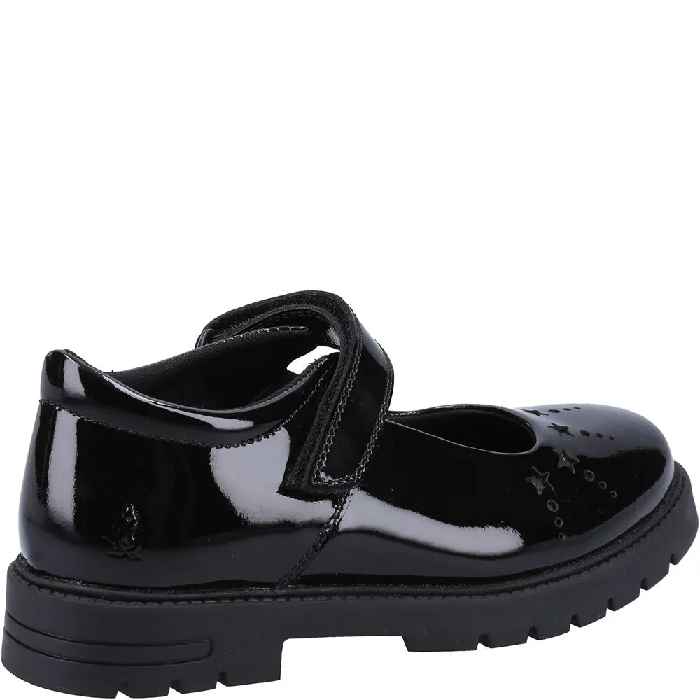 Hush Puppies Sabrina Patent Junior School Shoes