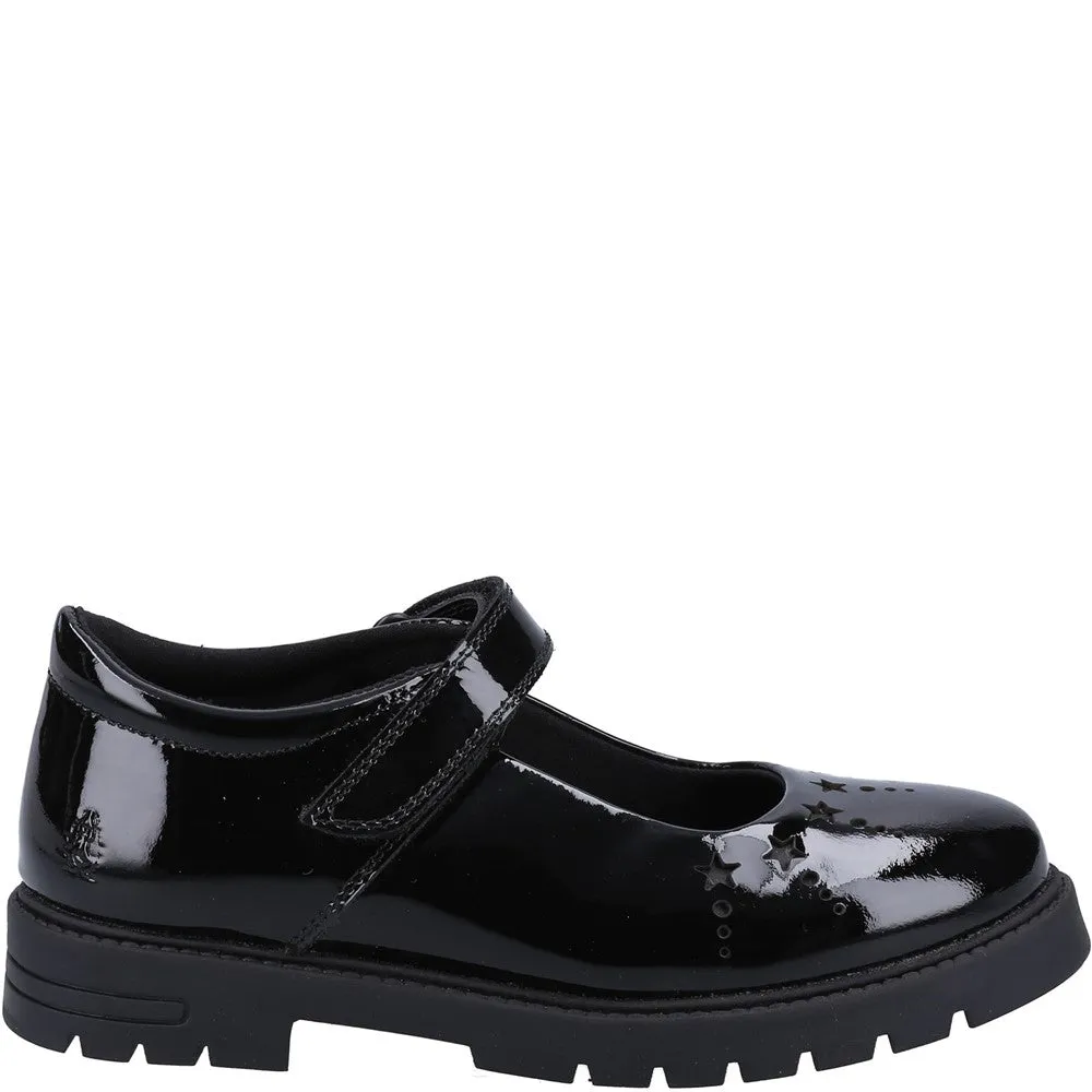 Hush Puppies Sabrina Patent Junior School Shoes