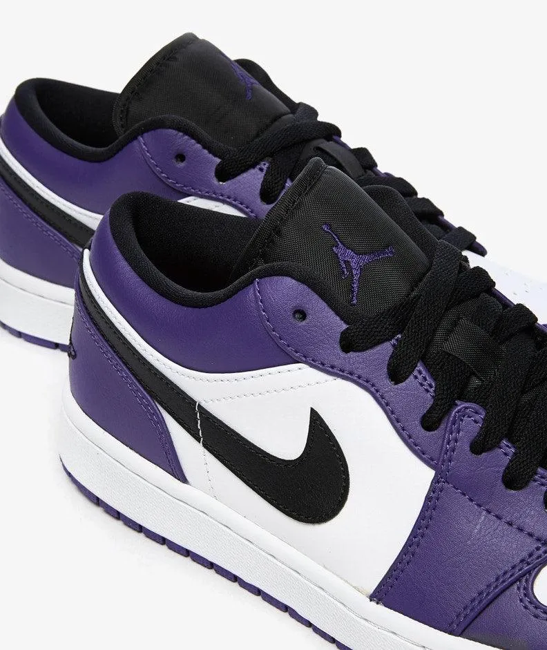 Jordan 1 Low 'Court Purple White'