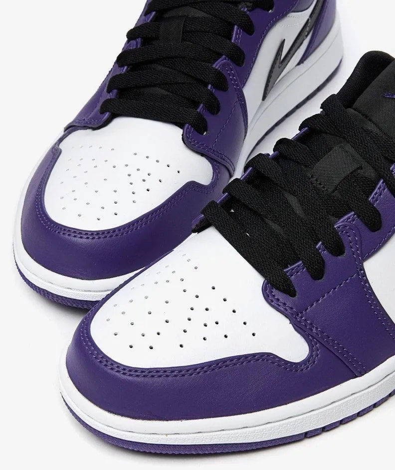 Jordan 1 Low 'Court Purple White'