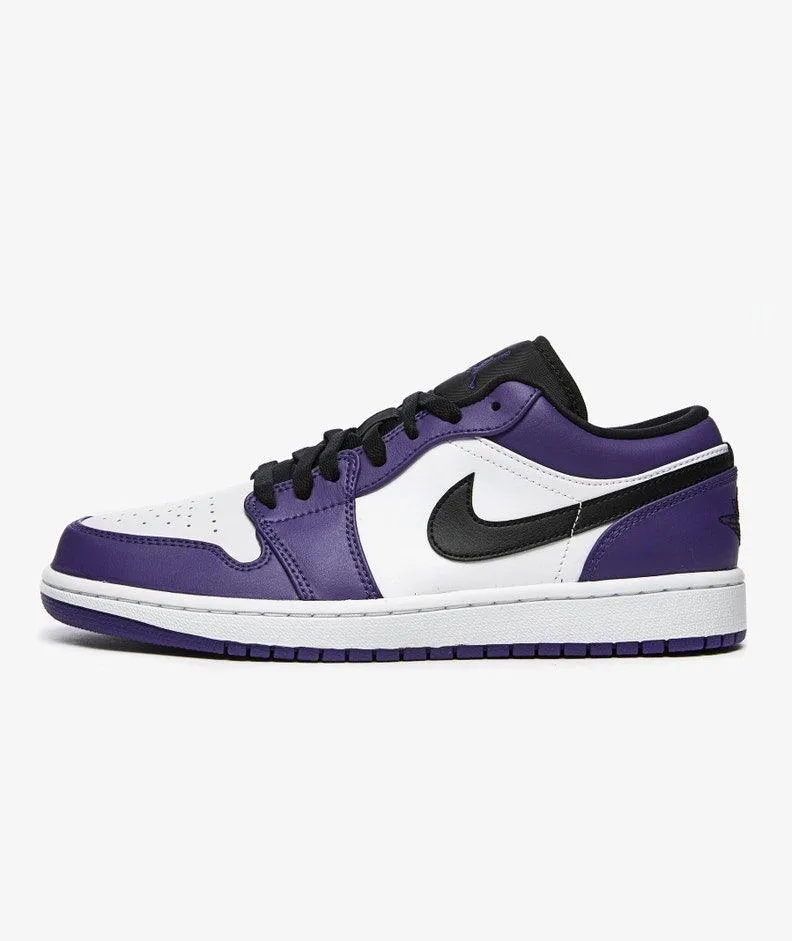Jordan 1 Low 'Court Purple White'