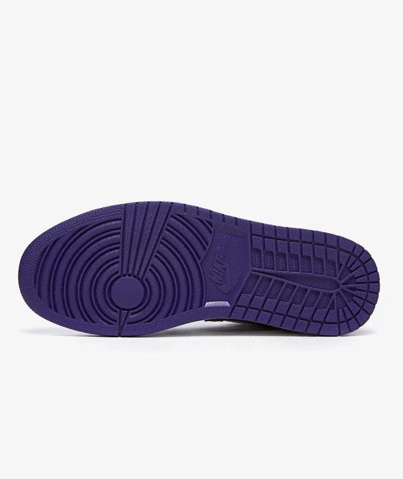 Jordan 1 Low 'Court Purple White'
