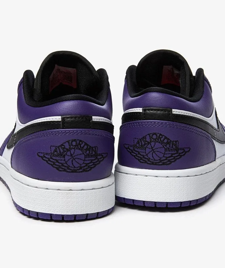 Jordan 1 Low 'Court Purple White'