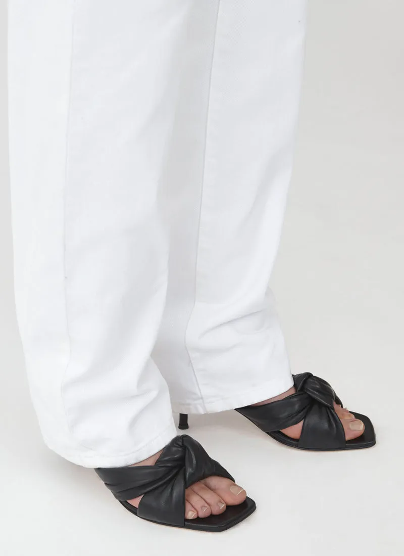 Knotted Nappa Mules