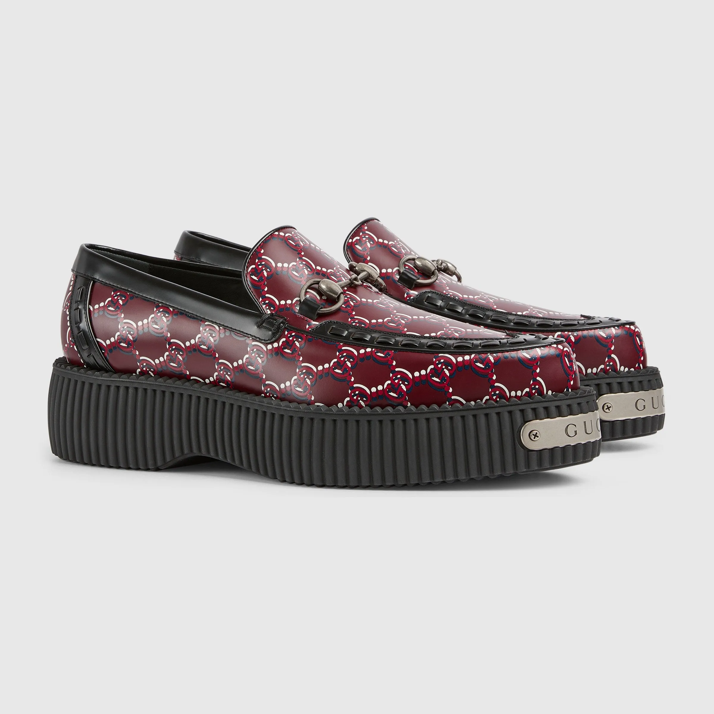 Men's Gucci Horsebit GG Creeper Loafer