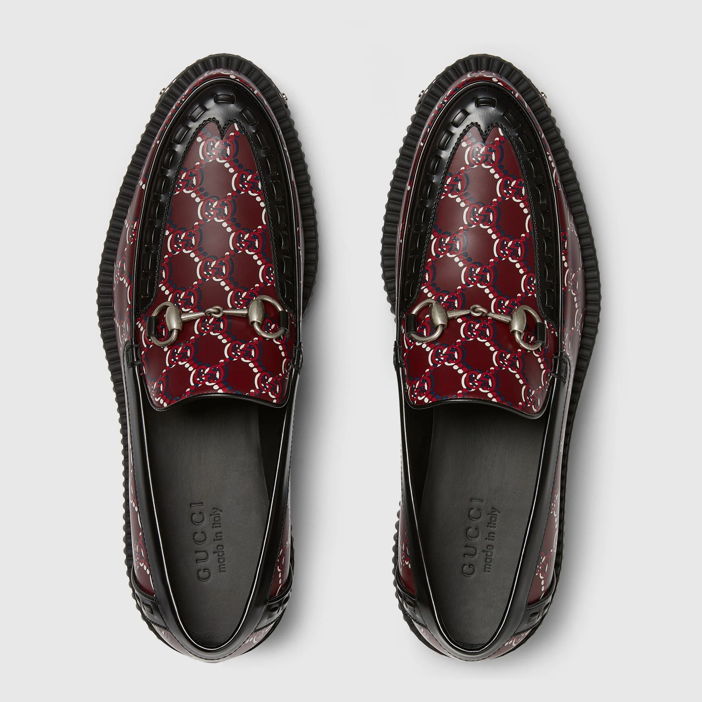 Men's Gucci Horsebit GG Creeper Loafer