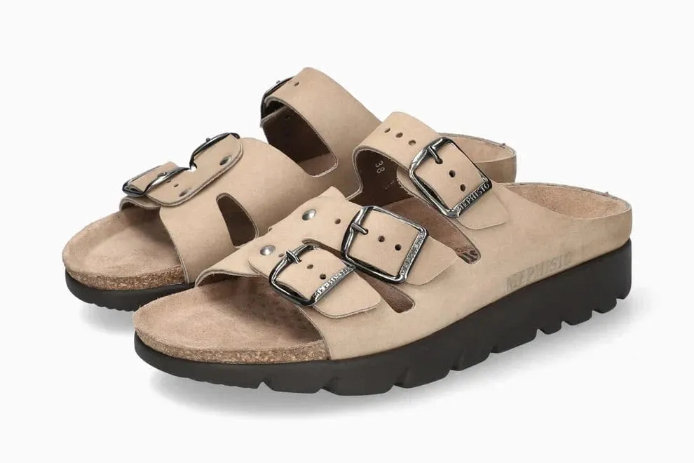 Mephisto Women's Zach Fit Sandals- Light Taupe