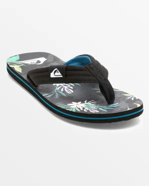 Molokai Layback Sandals - Black/Blue/Green