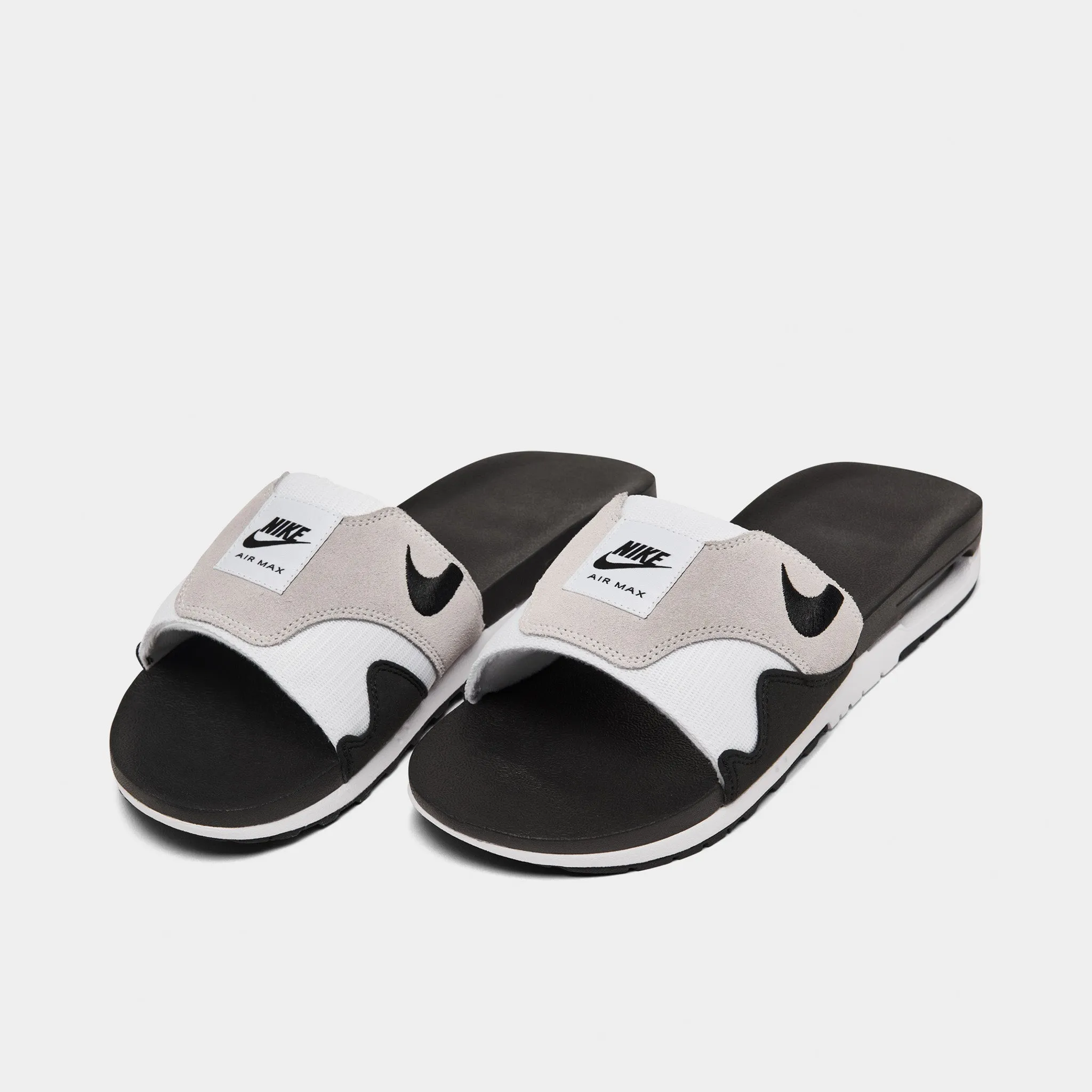 Nike Air Max 1 Slide White / Black - Neutral Grey