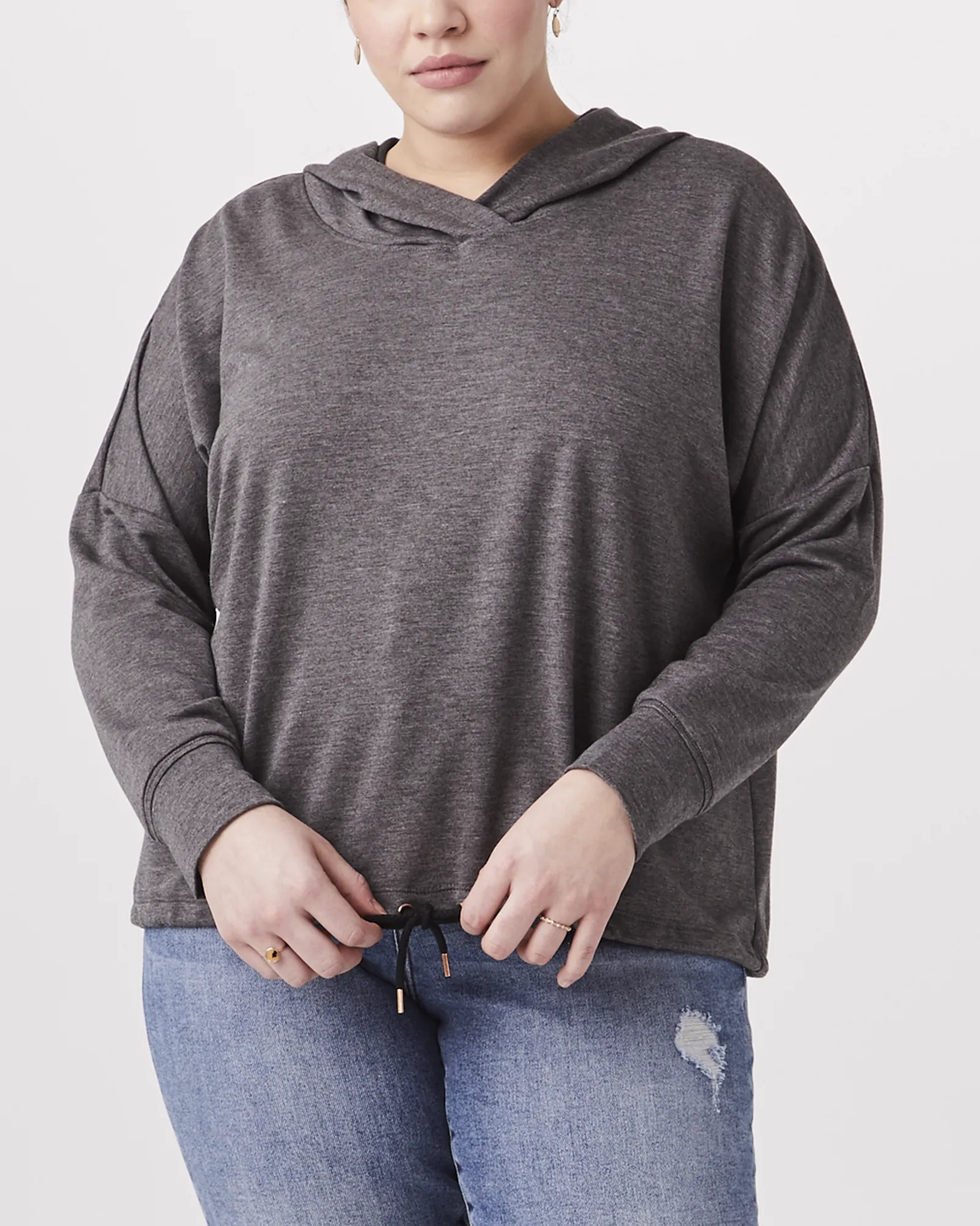 Nina Pullover Hoodie | Black