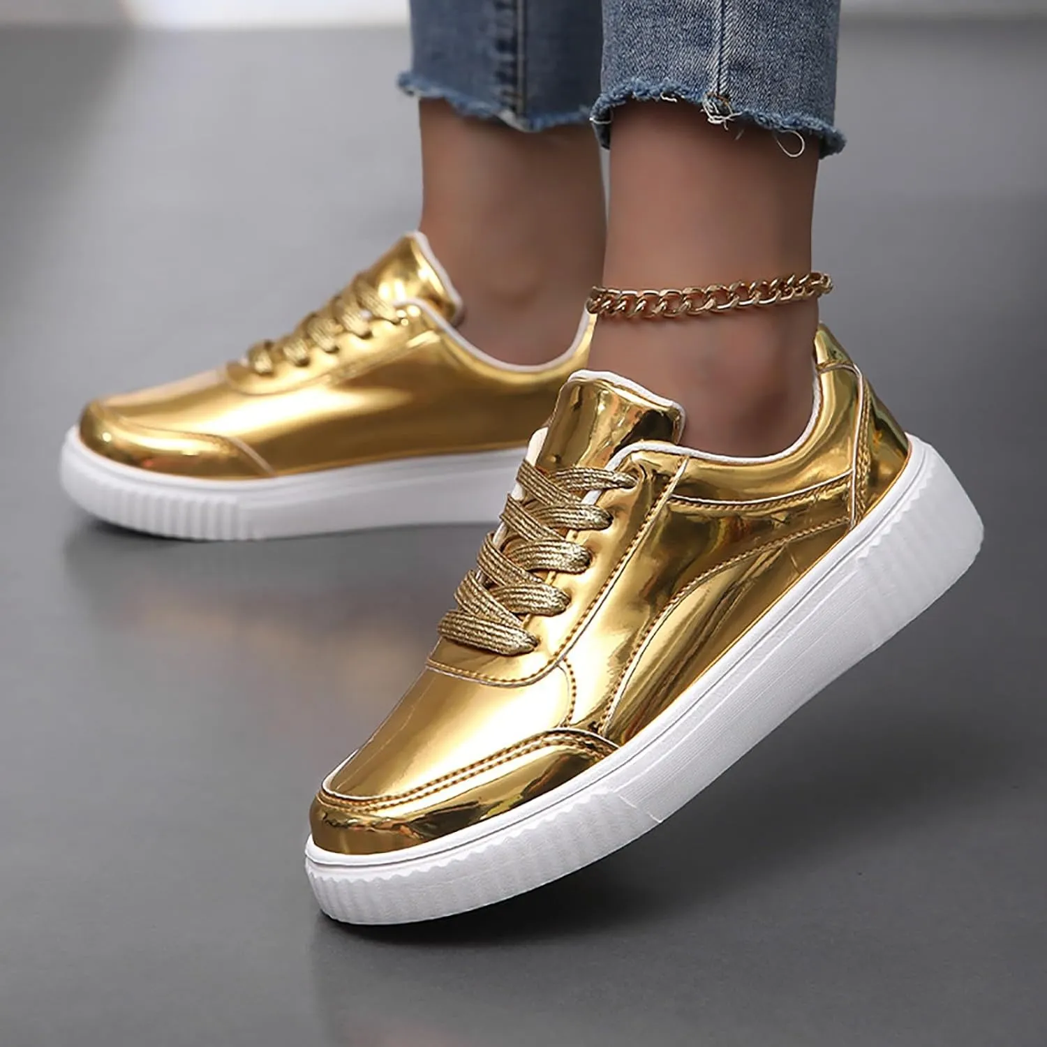Orthopedic Comfortable Sneakers for Women Slip On Walking Shoes with Arch Support Casual Loafers Plantar Fasciitis Relief Foot Pain Diabetic