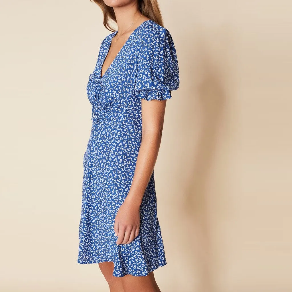 Palma Mini Dress (Maddy Floral Blue)