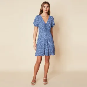 Palma Mini Dress (Maddy Floral Blue)