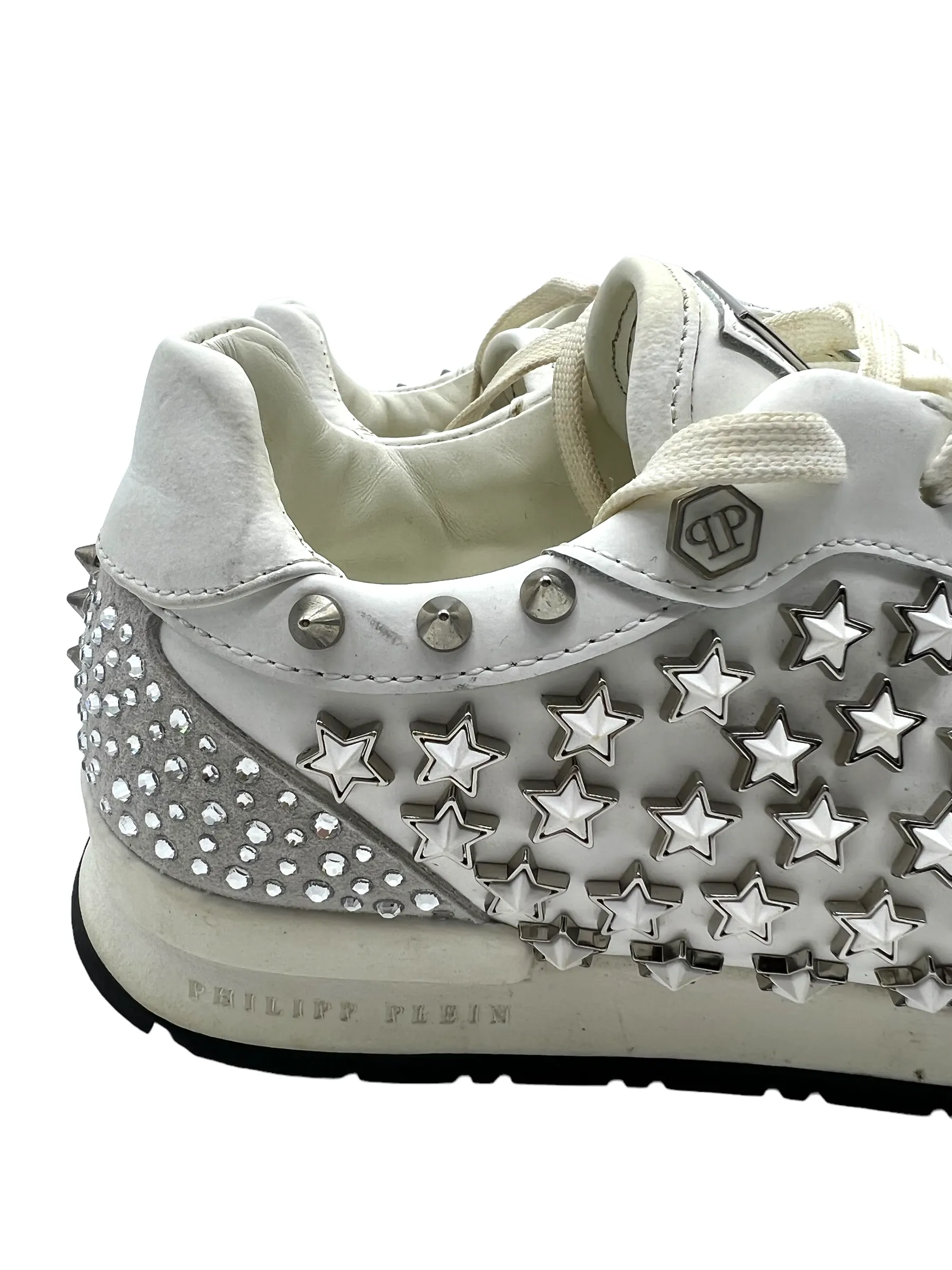 Philipp Plein Legend Embellished Size 37 Sneakers