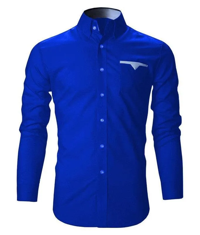 Pocket design white shirt