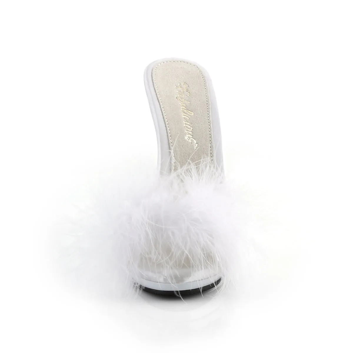 POISE-501F Fabulicious 5" Poise White Sexy Shoes (High Heels)