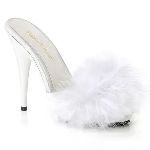 POISE-501F Fabulicious 5" Poise White Sexy Shoes (High Heels)