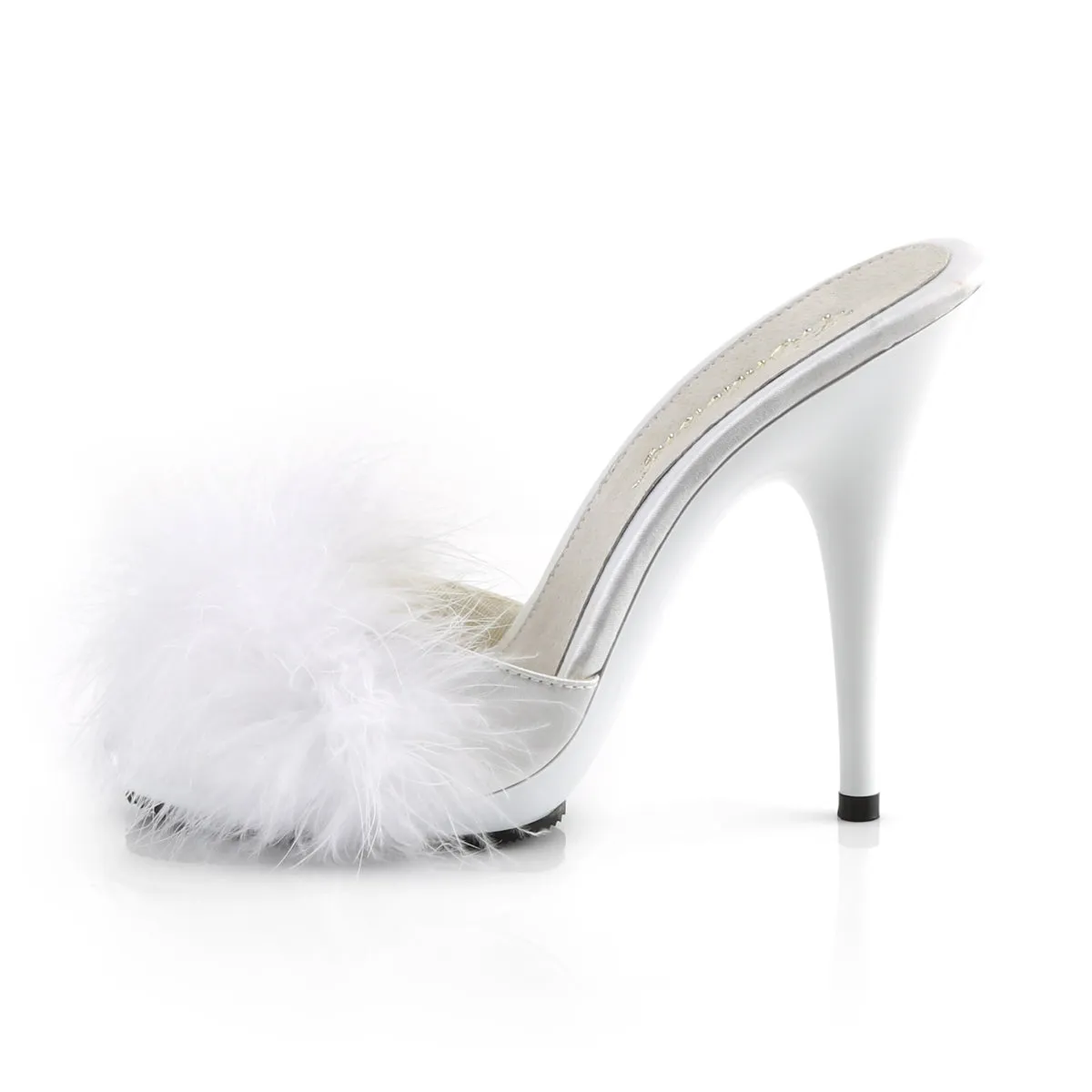 POISE-501F Fabulicious 5" Poise White Sexy Shoes (High Heels)