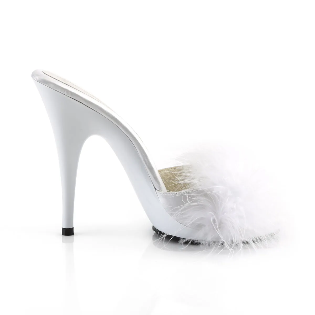 POISE-501F Fabulicious 5" Poise White Sexy Shoes (High Heels)