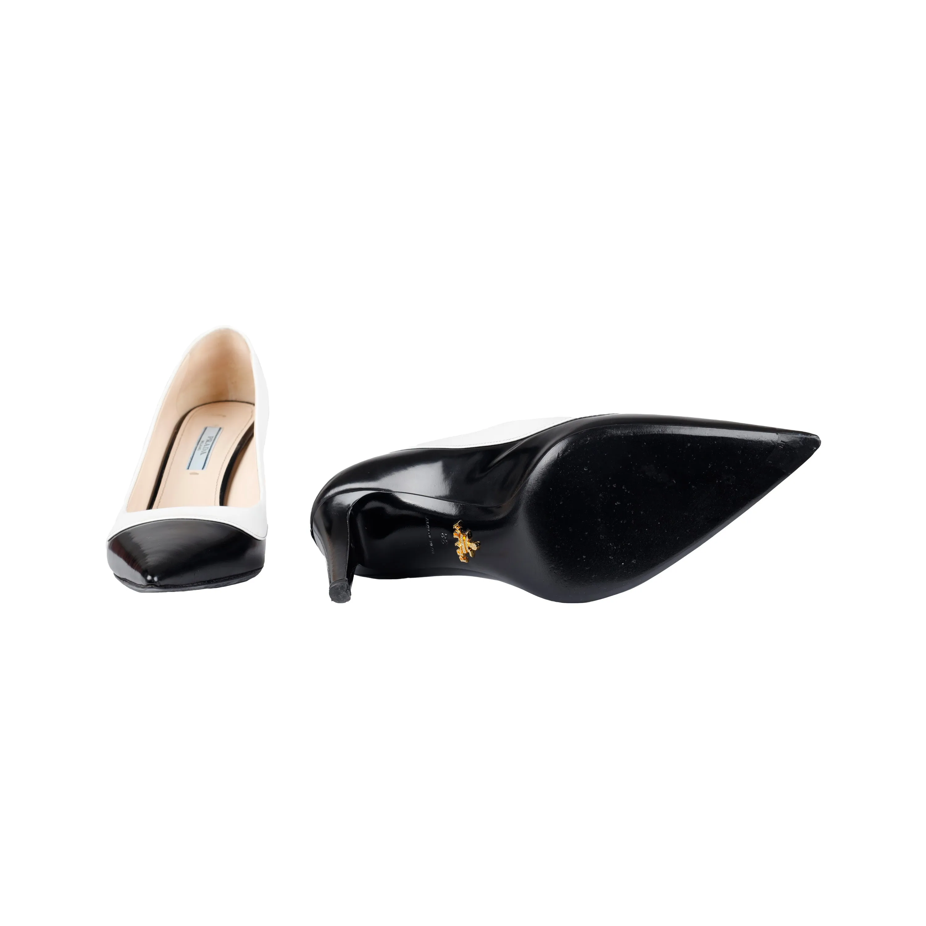 Prada Pointed-toe Colorblock Pumps - '10s