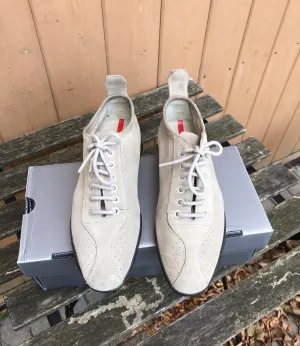 PRADA Suede Lace Up Sneakers
