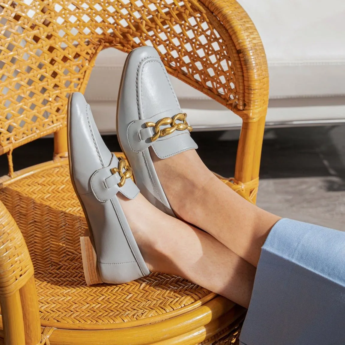 Rama blue loafer
