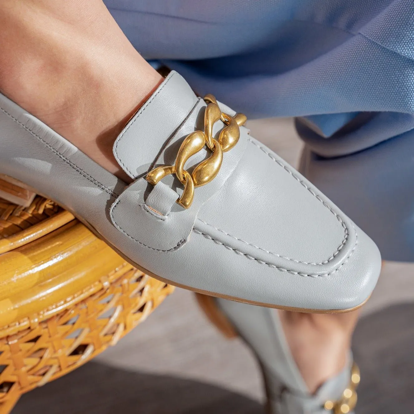 Rama blue loafer