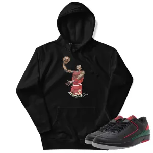 Retro 2 Low Christmas Gucci "Air Pixel" Hoodie