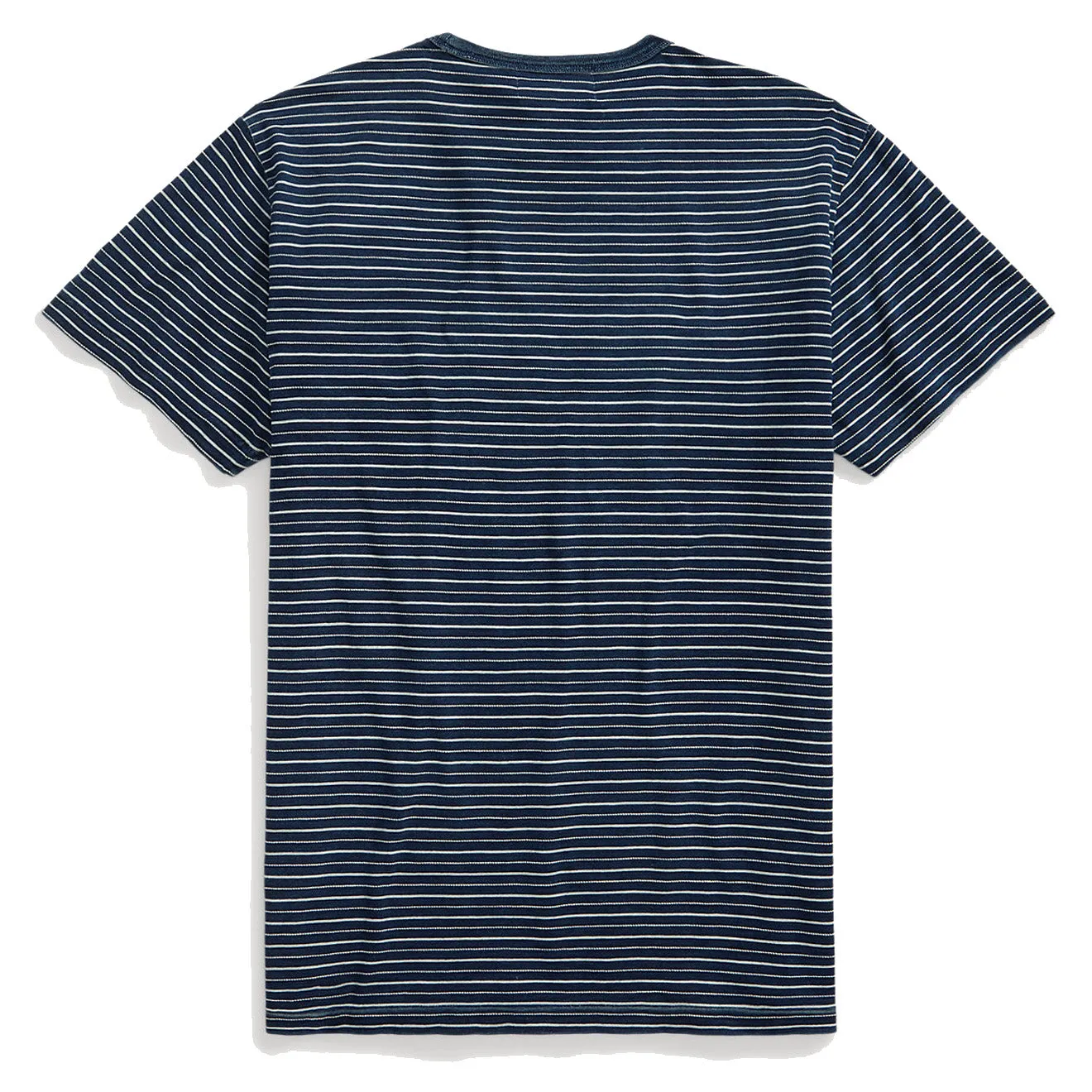 RRL by Ralph Lauren Indigo Striped Jersey T-Shirt Indigo Multi