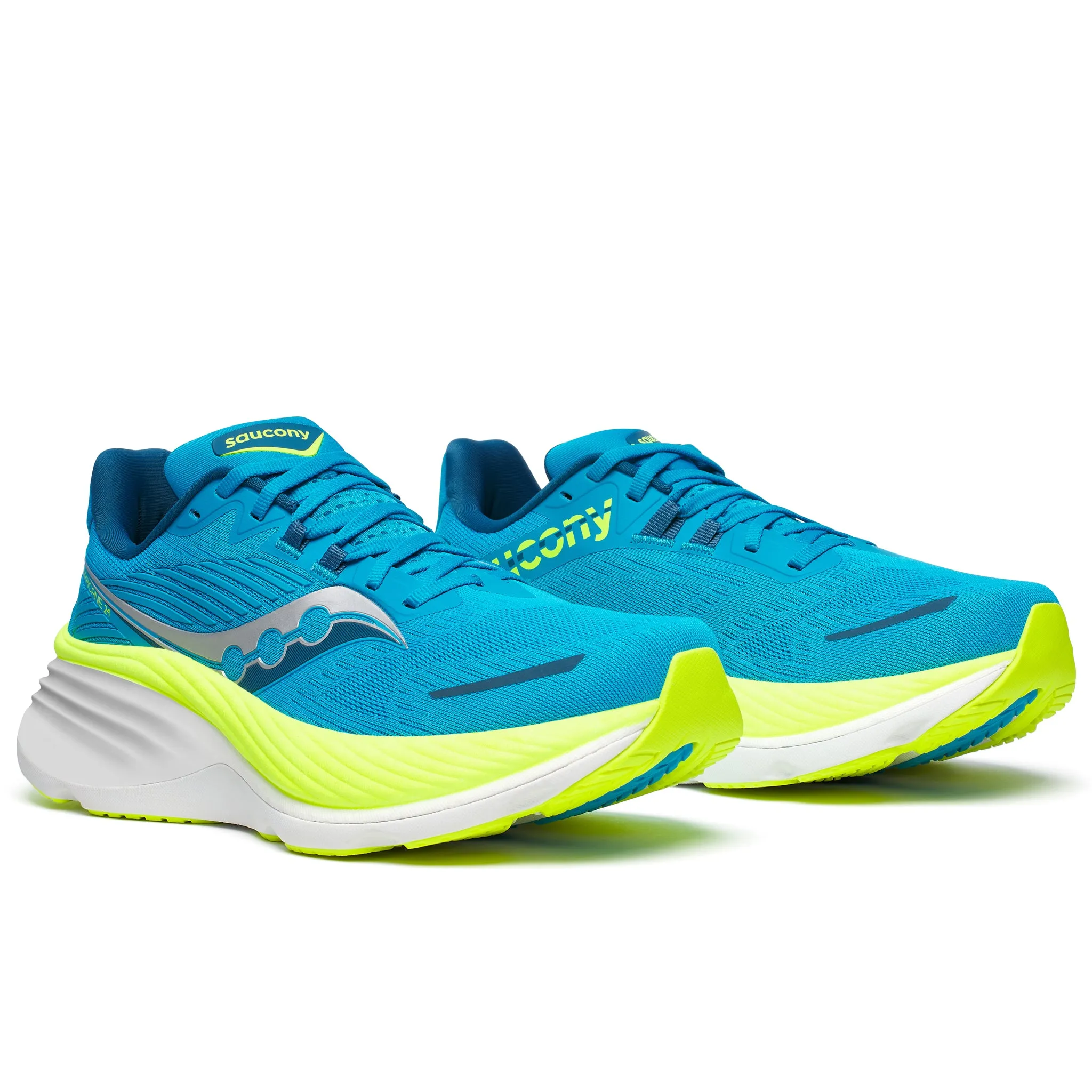 Saucony Hurricane 24 Men's Viziblue Citron