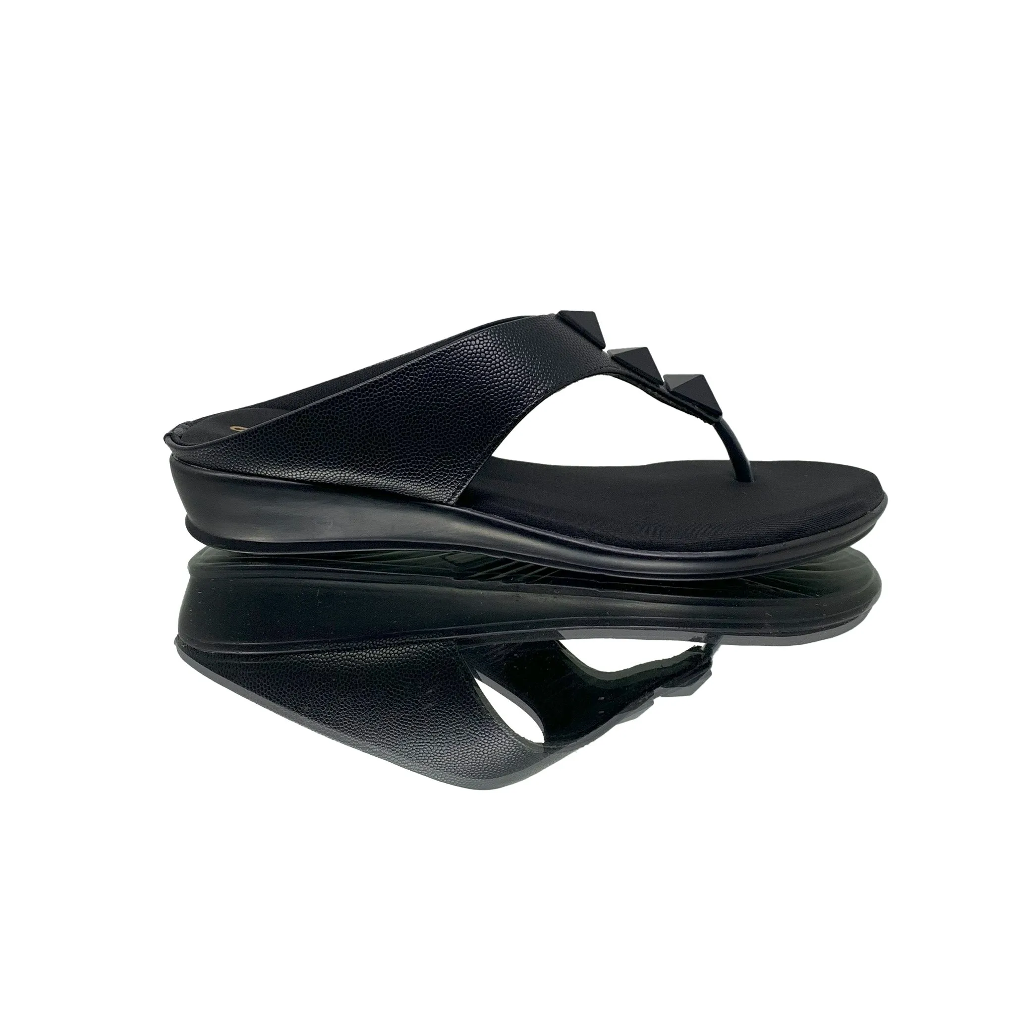 Sleek Step Studded Wedges